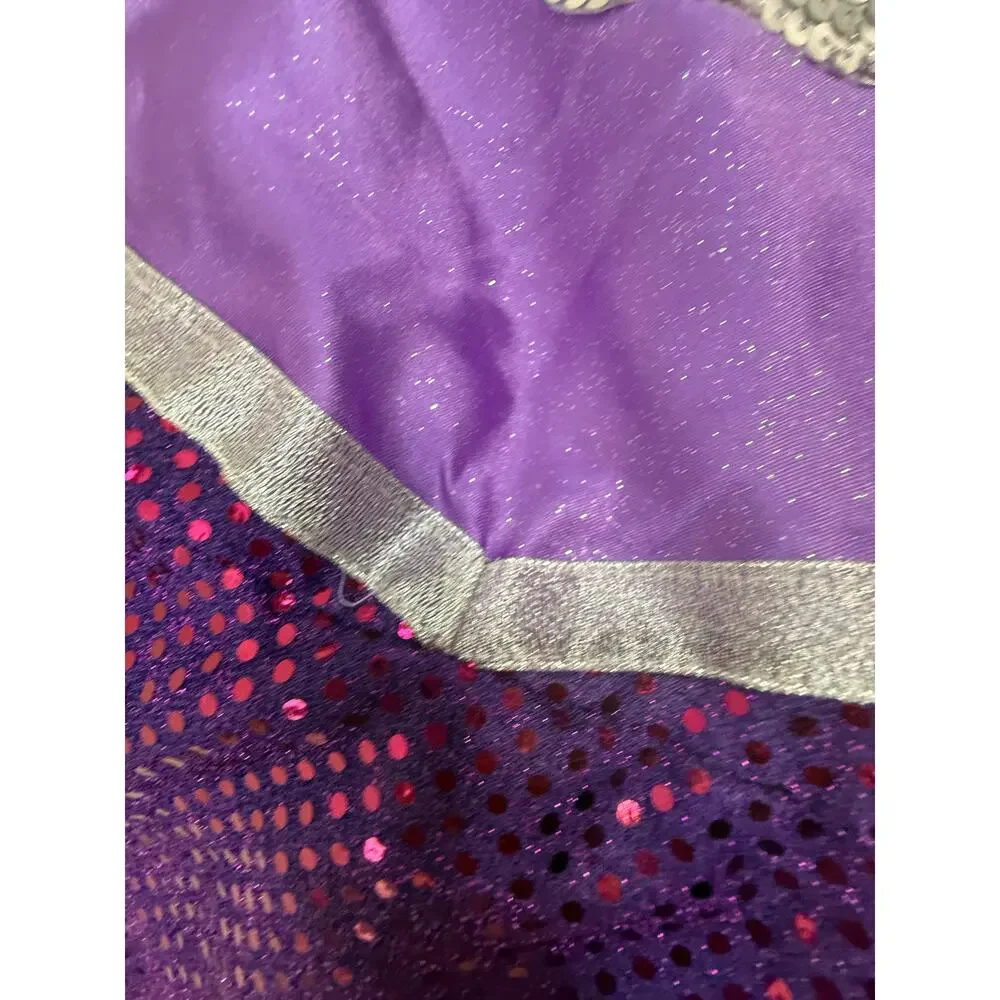 SKU3044 Just Play Purple Cheerleader Costume Size 4-6x